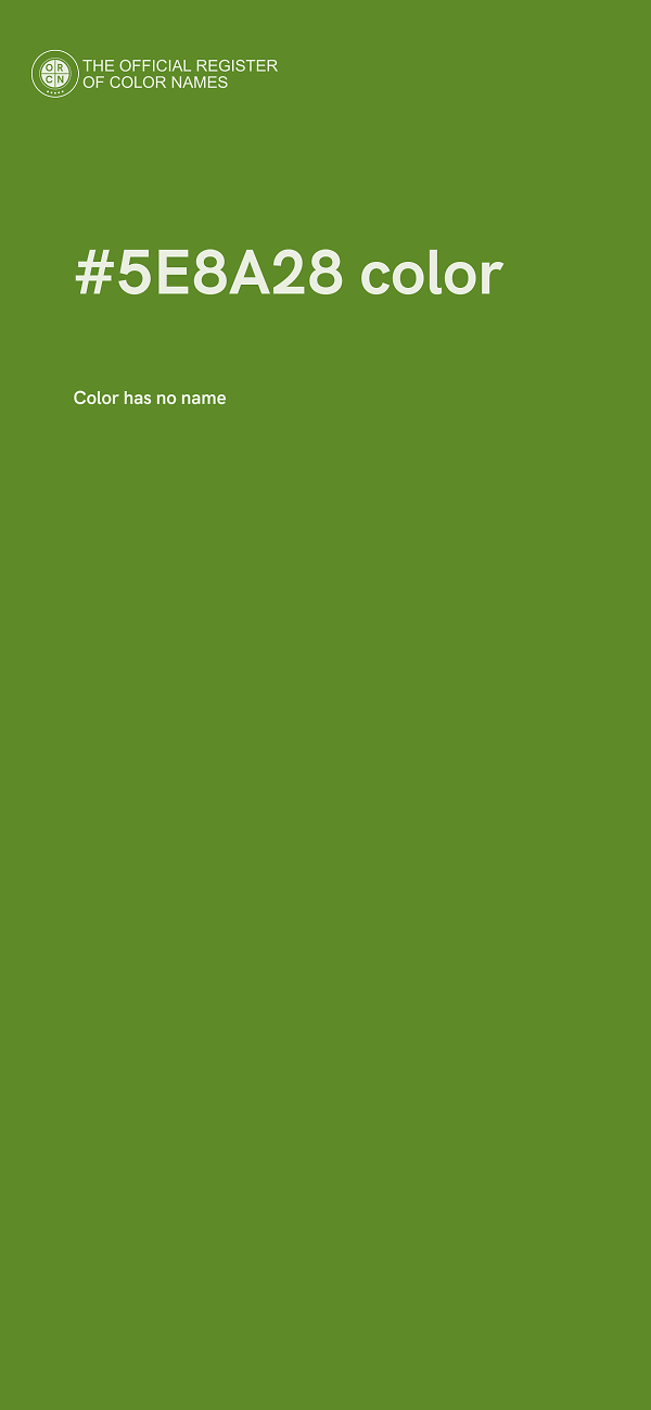 #5E8A28 color image