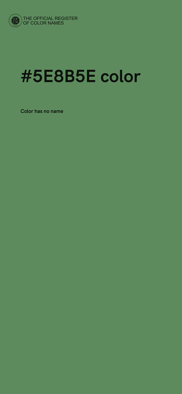 #5E8B5E color image