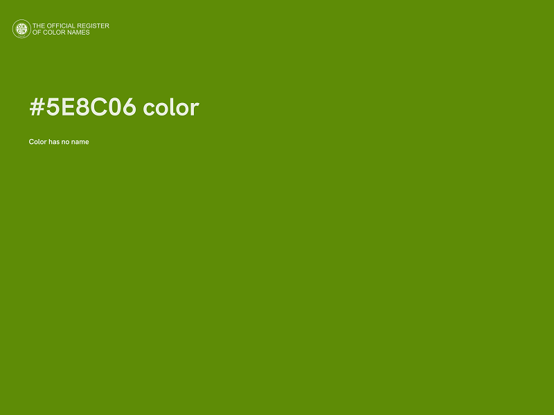 #5E8C06 color image