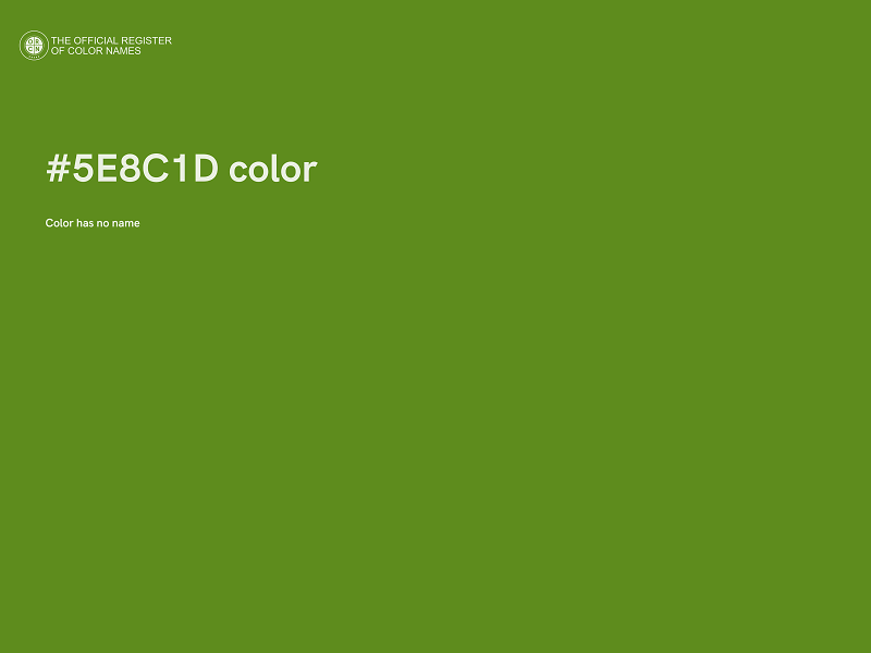 #5E8C1D color image