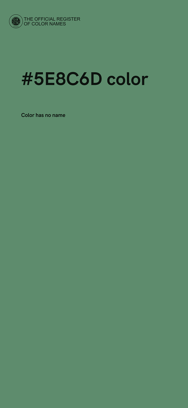 #5E8C6D color image