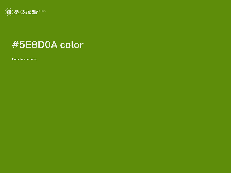 #5E8D0A color image