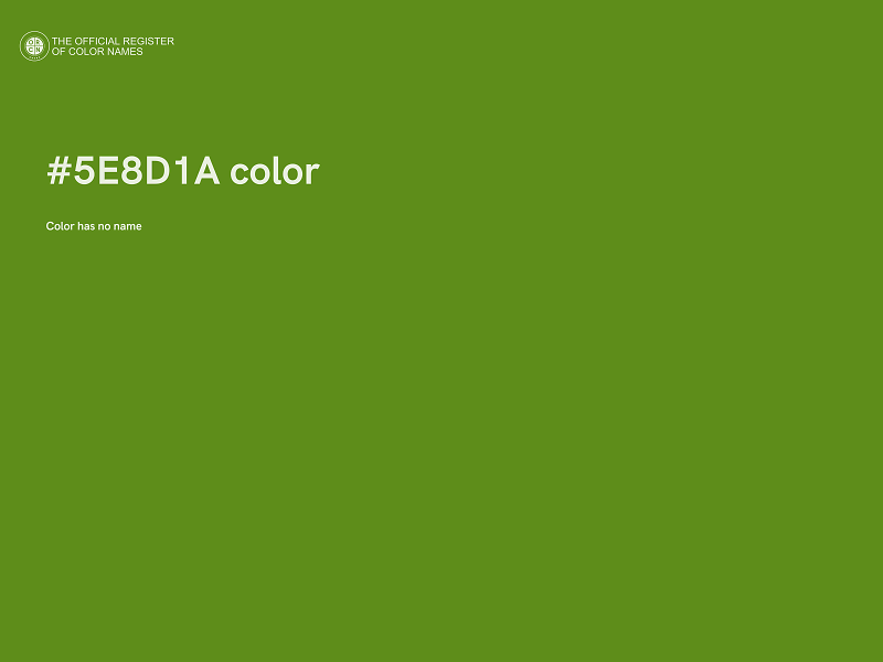 #5E8D1A color image