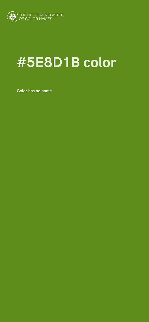 #5E8D1B color image