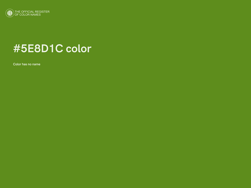 #5E8D1C color image