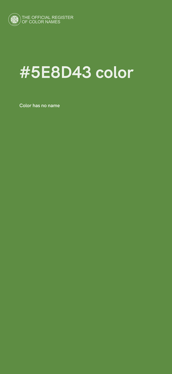 #5E8D43 color image