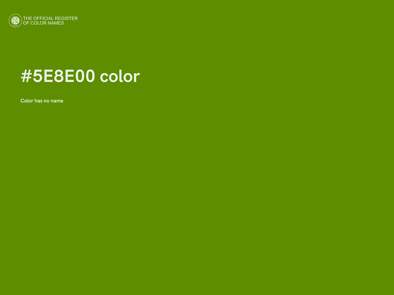 #5E8E00 color image