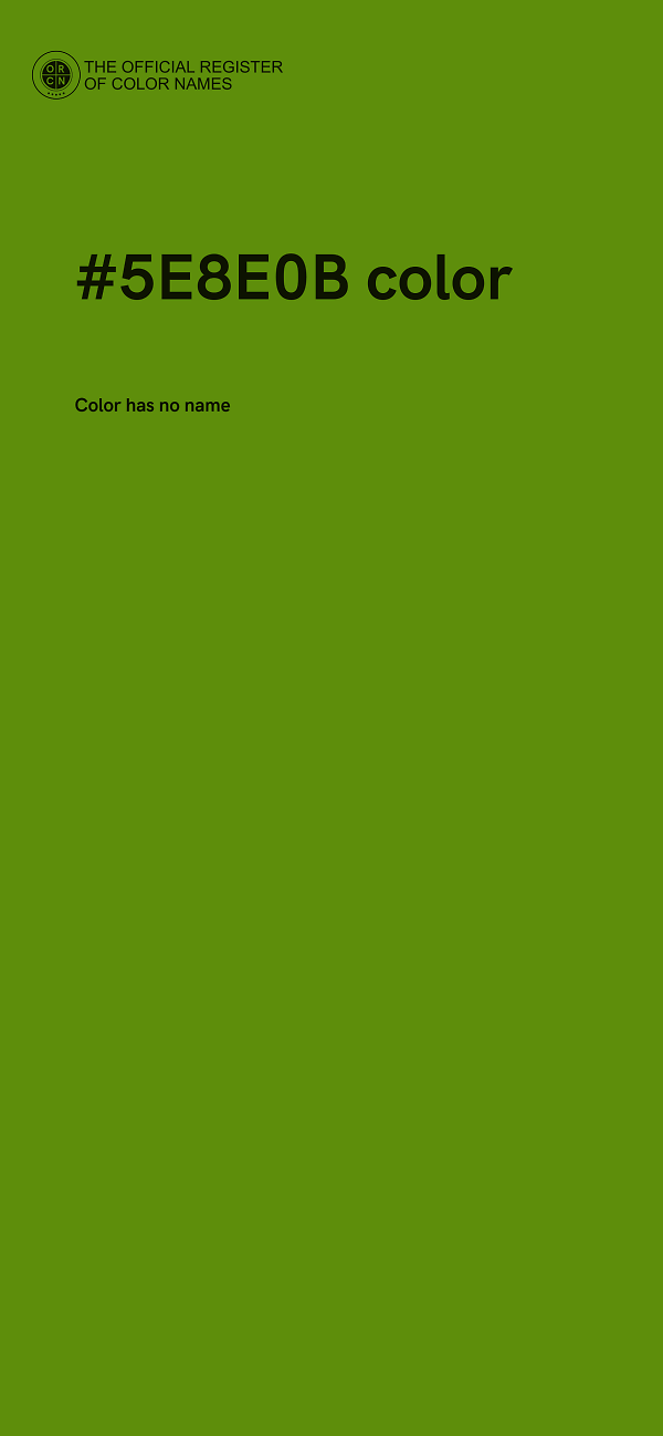 #5E8E0B color image