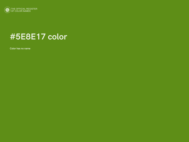 #5E8E17 color image