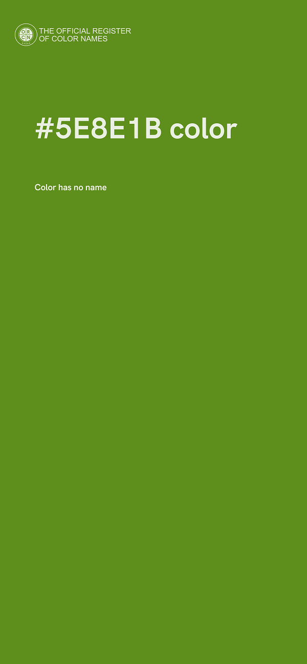 #5E8E1B color image