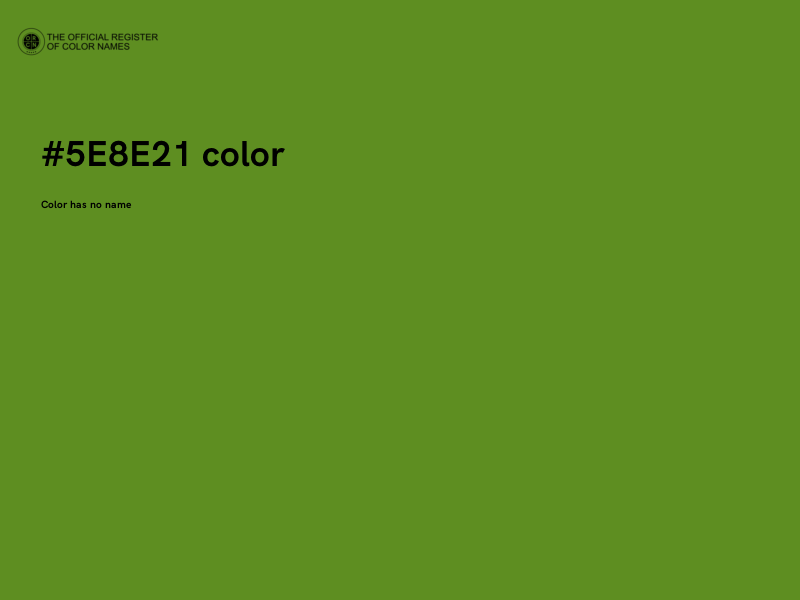 #5E8E21 color image