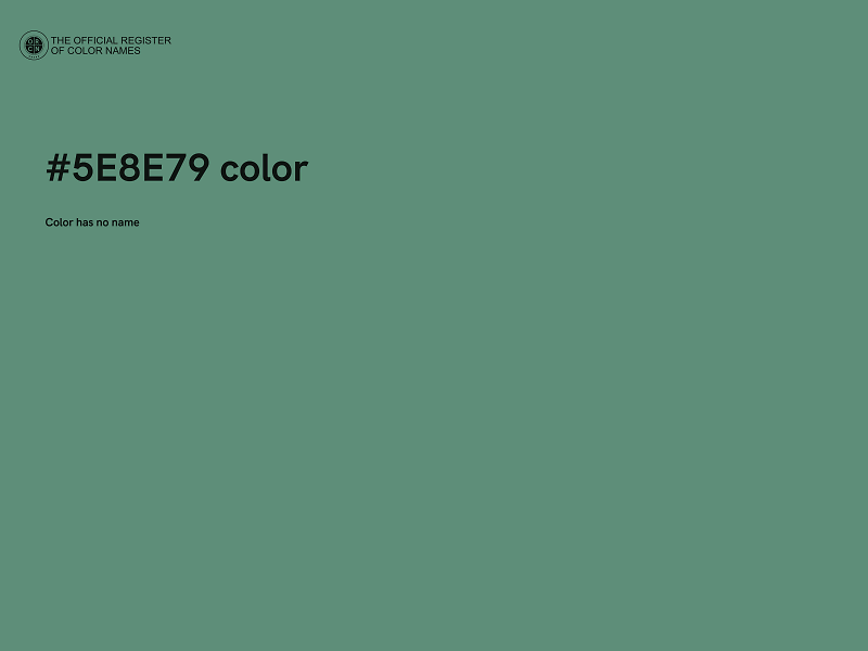 #5E8E79 color image