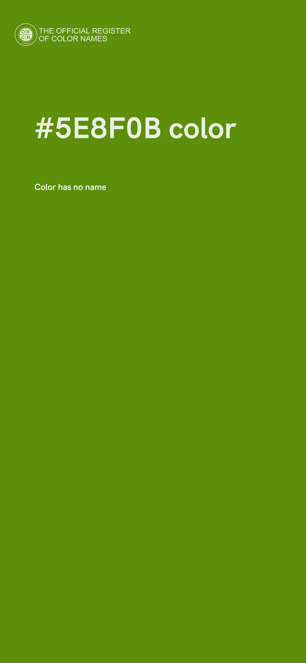 #5E8F0B color image