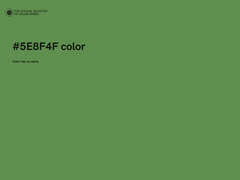 #5E8F4F color image