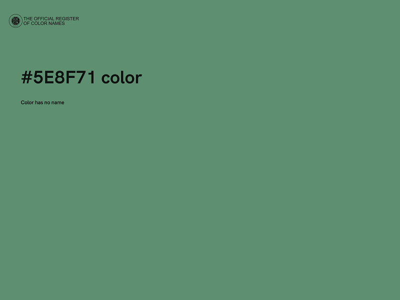 #5E8F71 color image