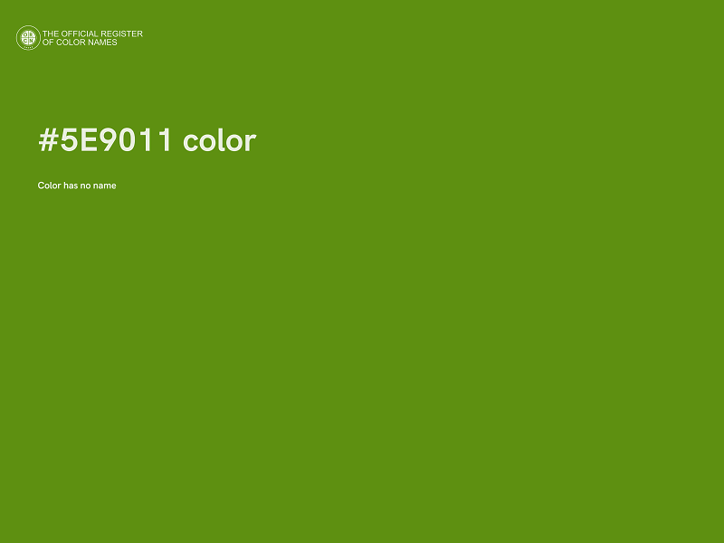 #5E9011 color image