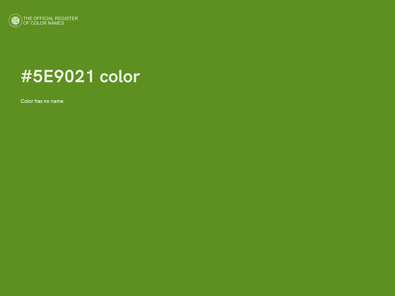 #5E9021 color image