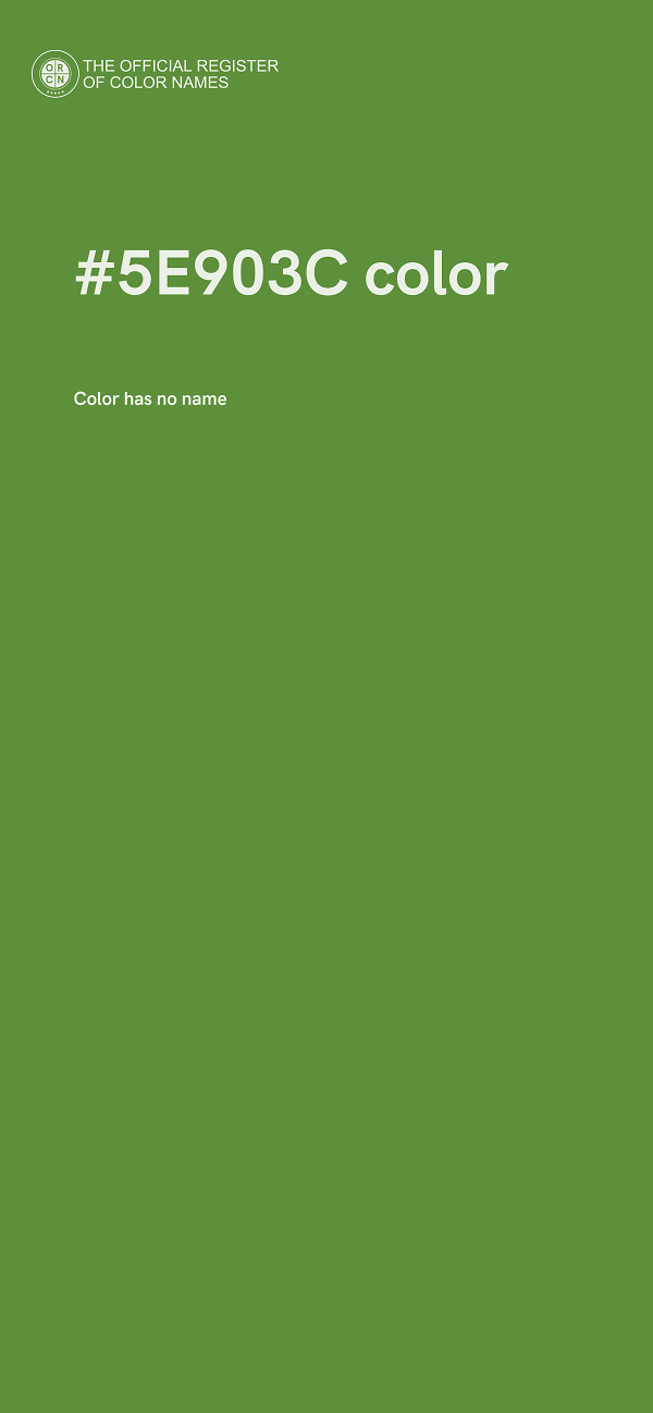 #5E903C color image