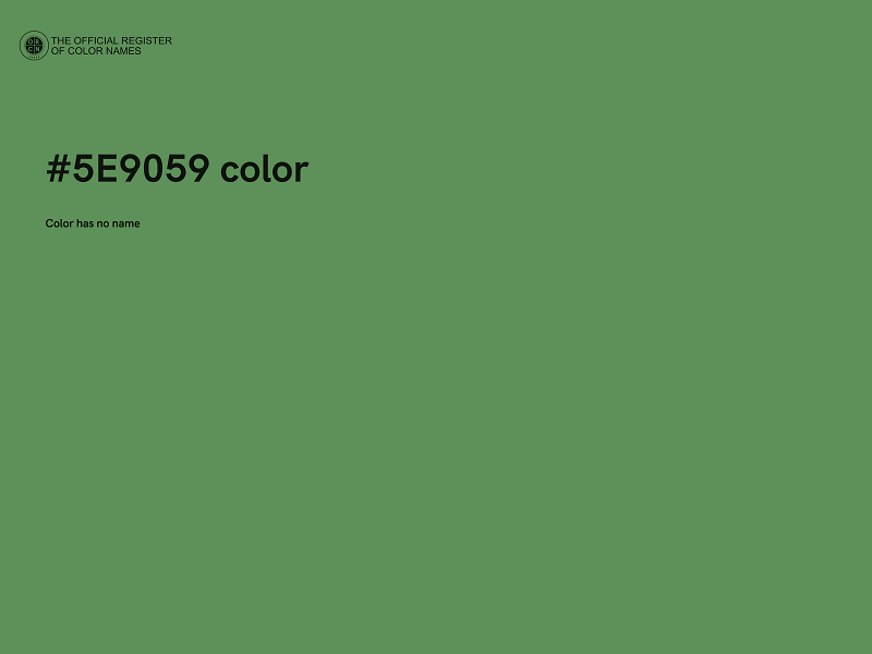 #5E9059 color image