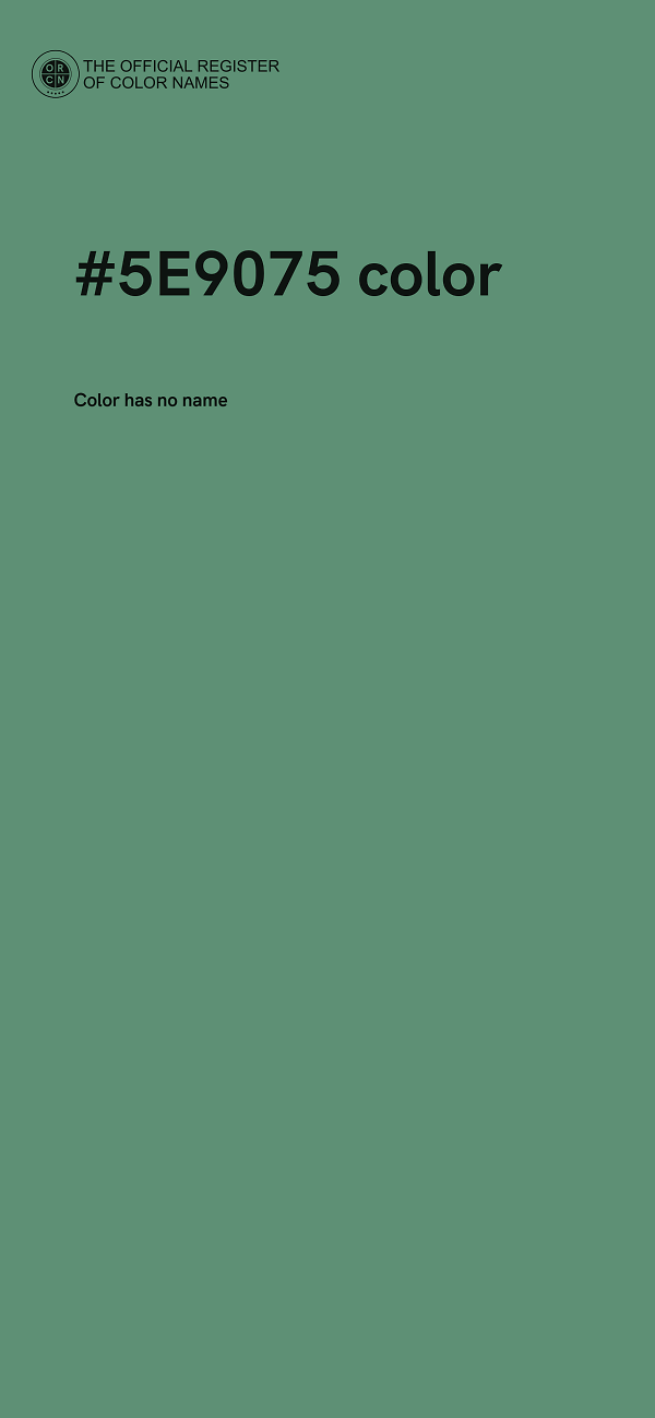 #5E9075 color image