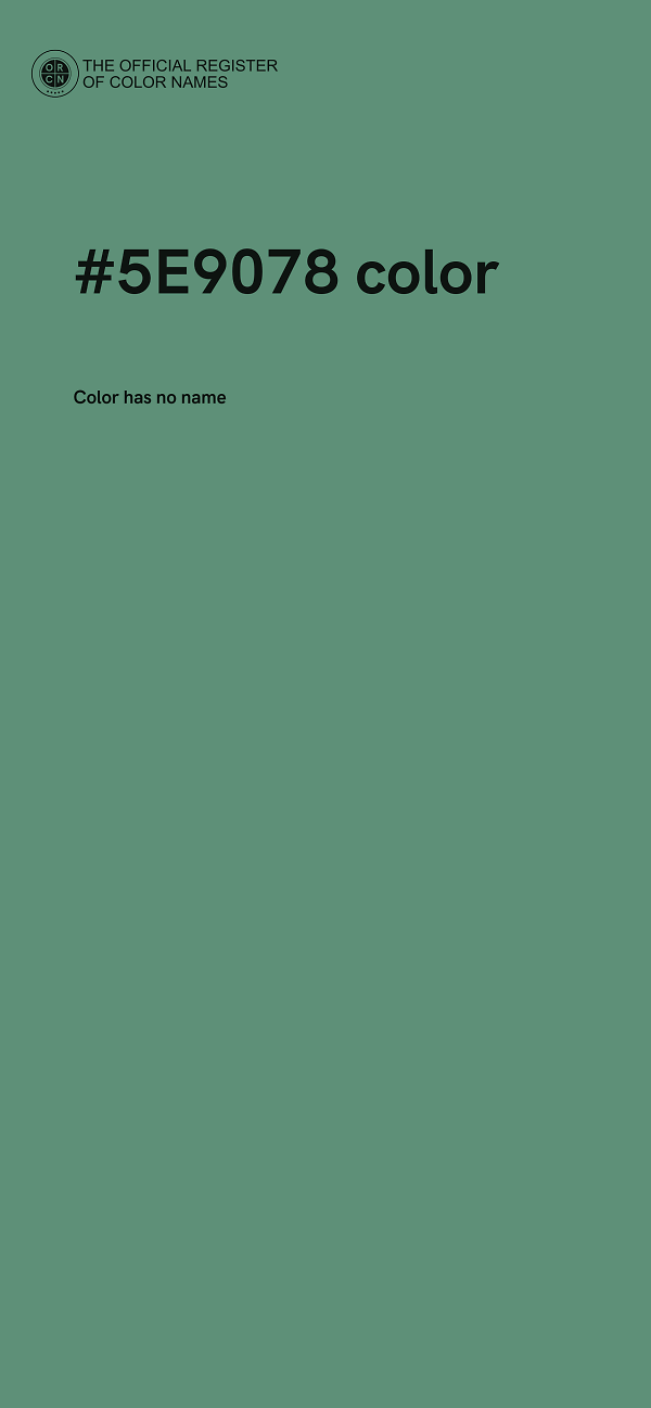#5E9078 color image