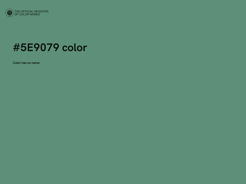 #5E9079 color image