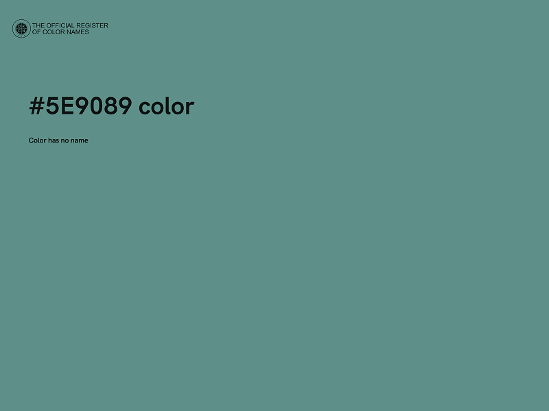 #5E9089 color image