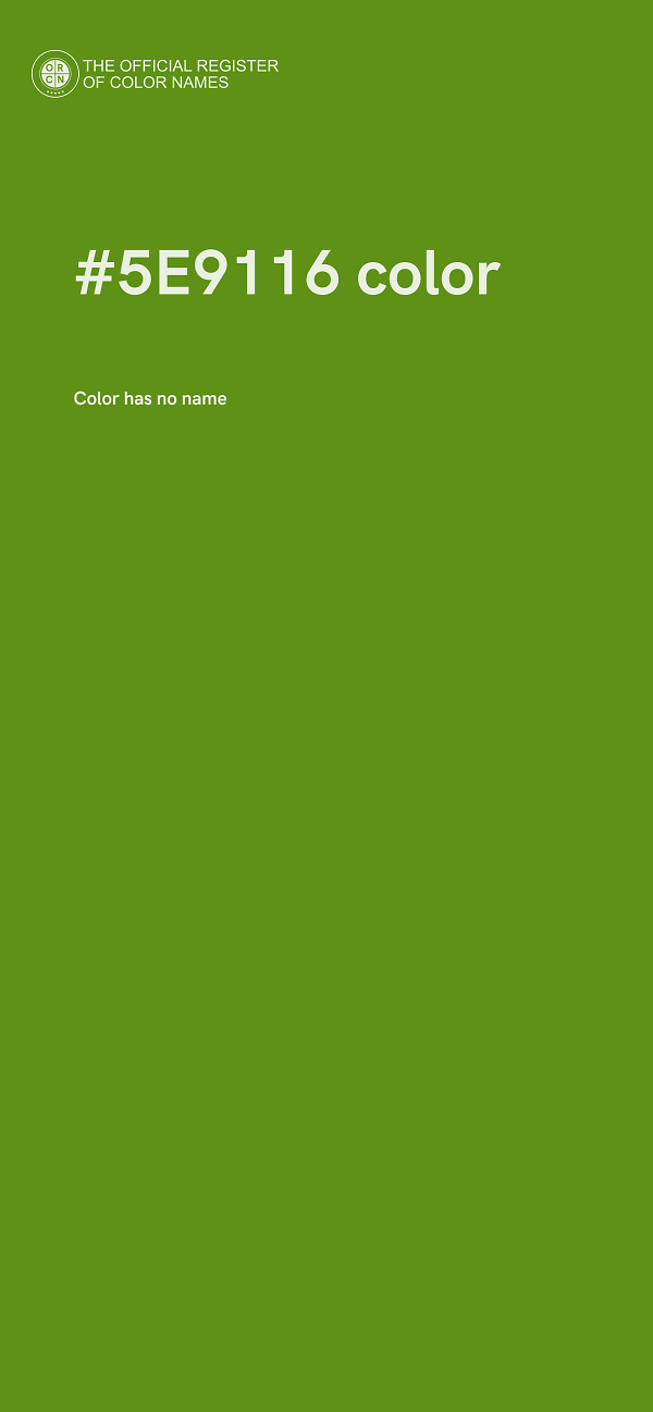 #5E9116 color image