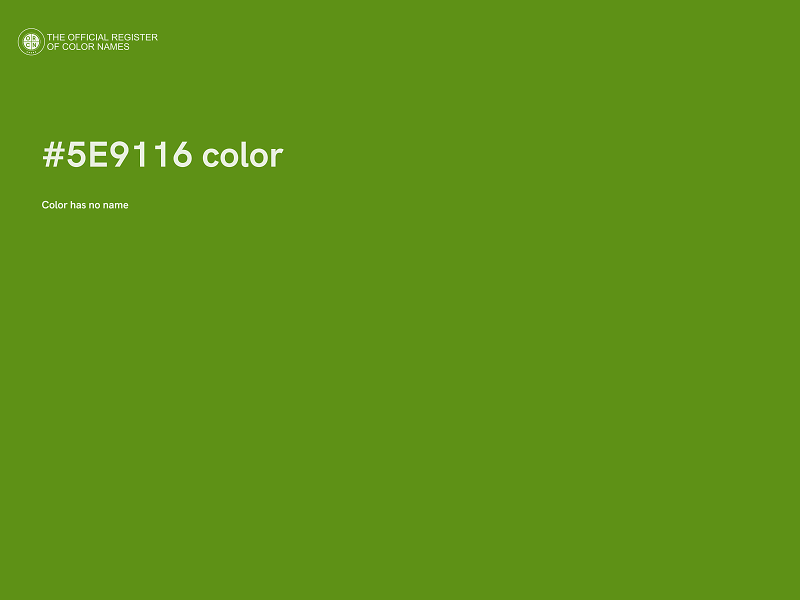 #5E9116 color image