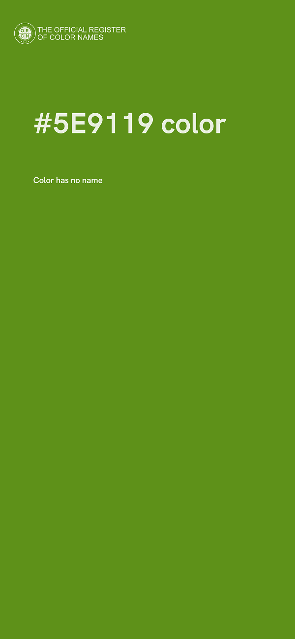 #5E9119 color image