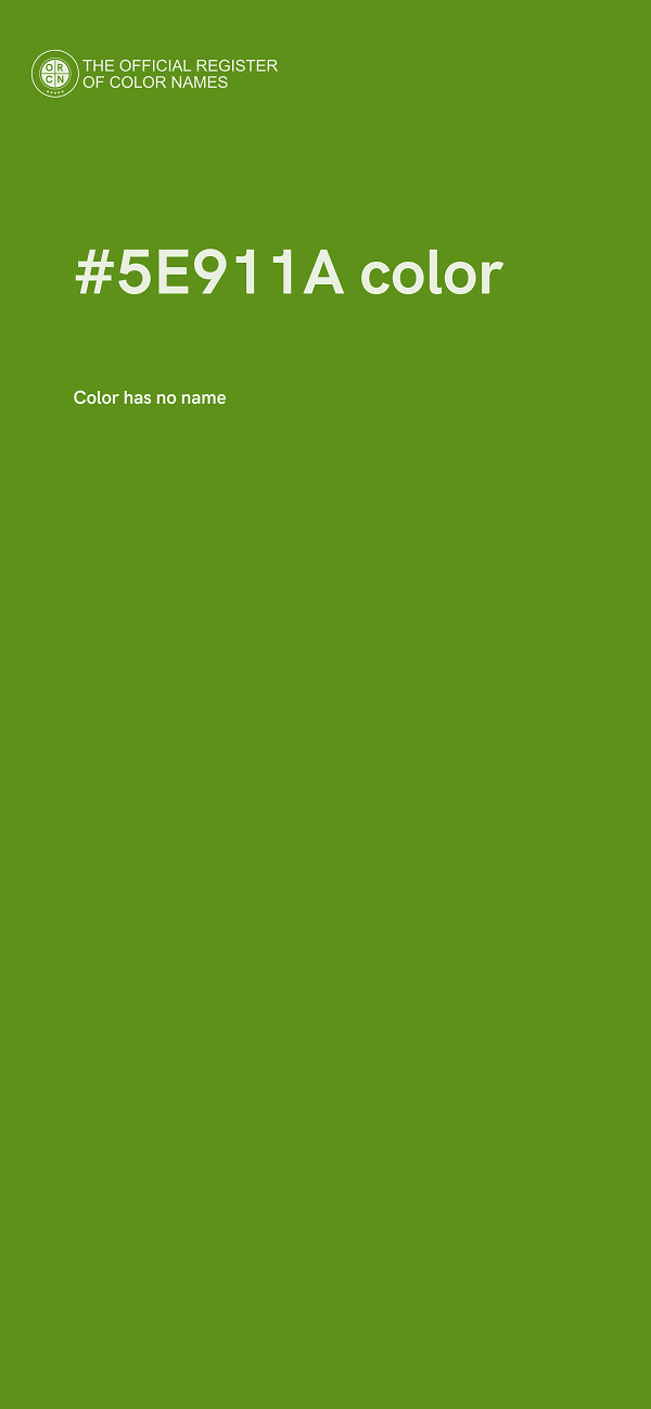 #5E911A color image