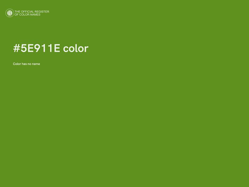 #5E911E color image