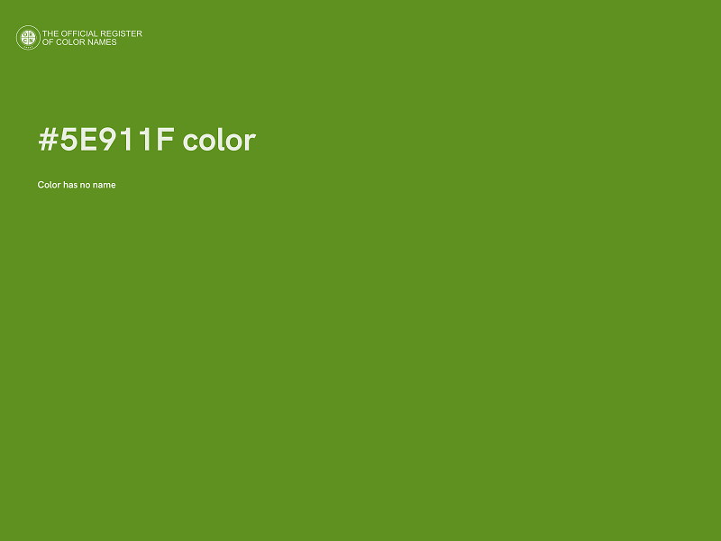 #5E911F color image
