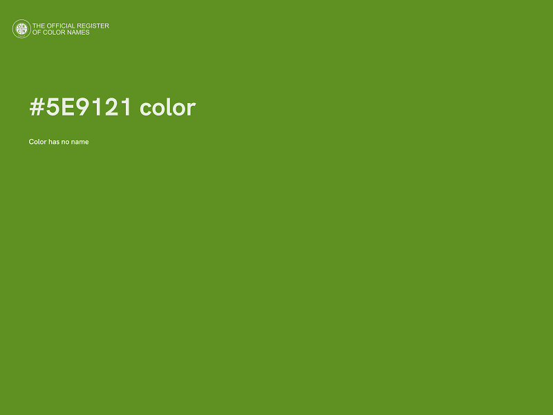 #5E9121 color image