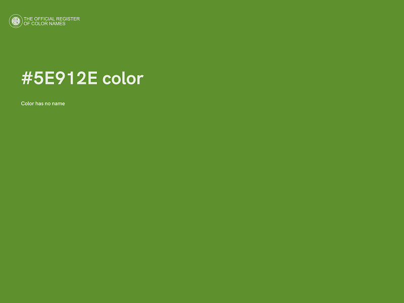 #5E912E color image