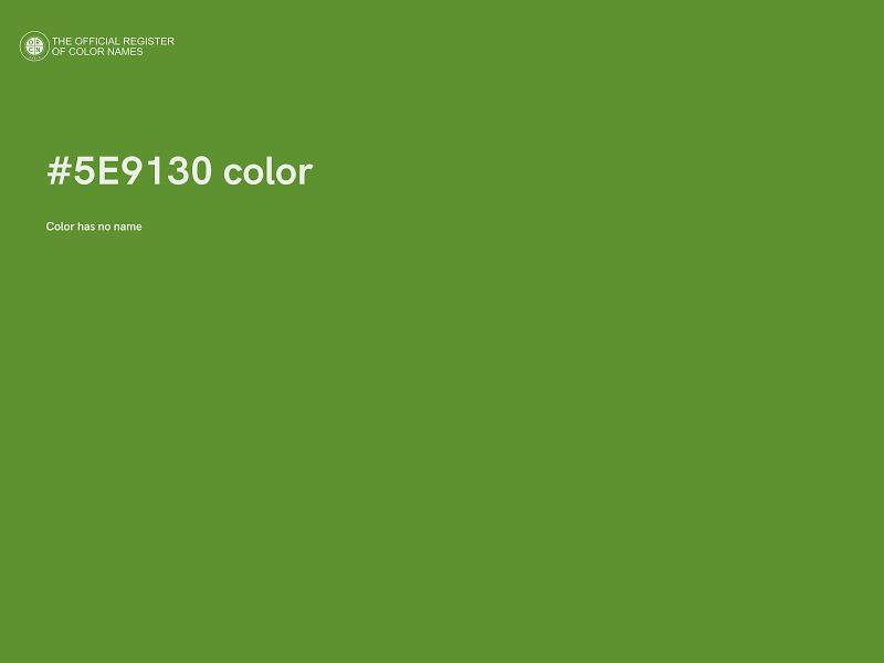 #5E9130 color image