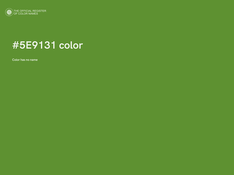 #5E9131 color image