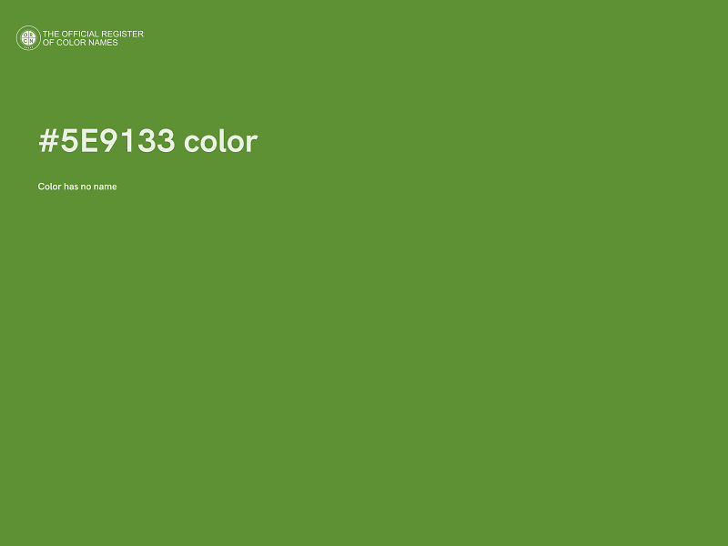 #5E9133 color image