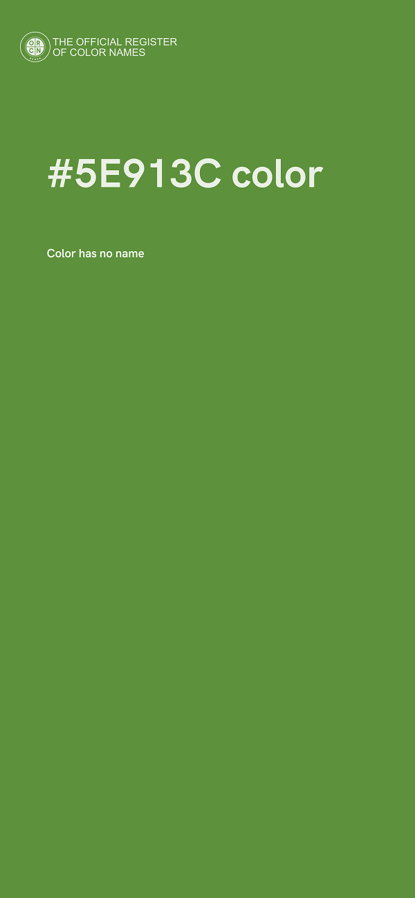 #5E913C color image