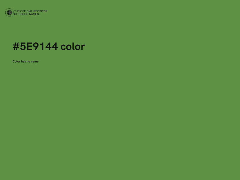 #5E9144 color image