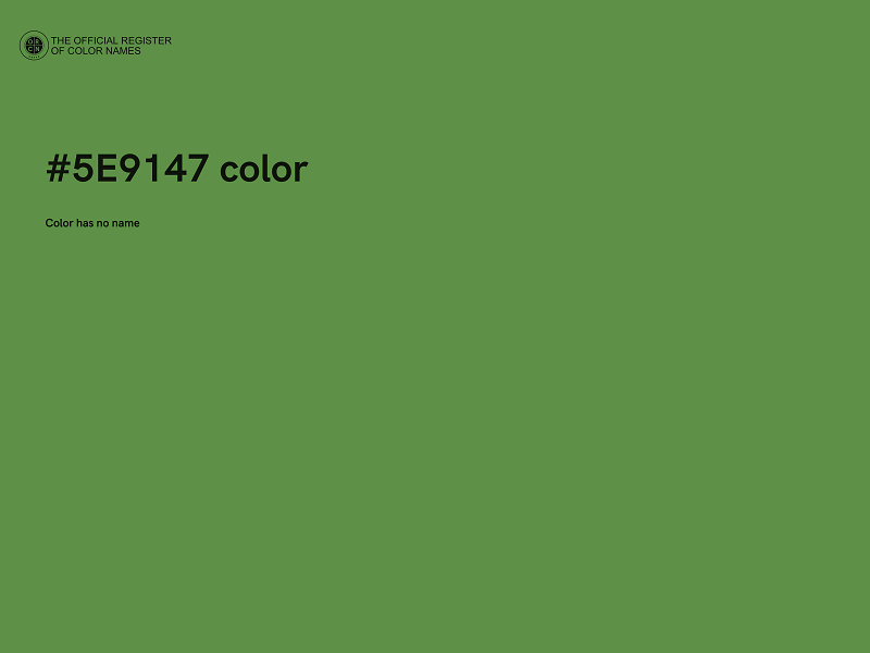 #5E9147 color image