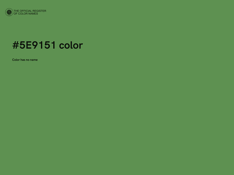#5E9151 color image