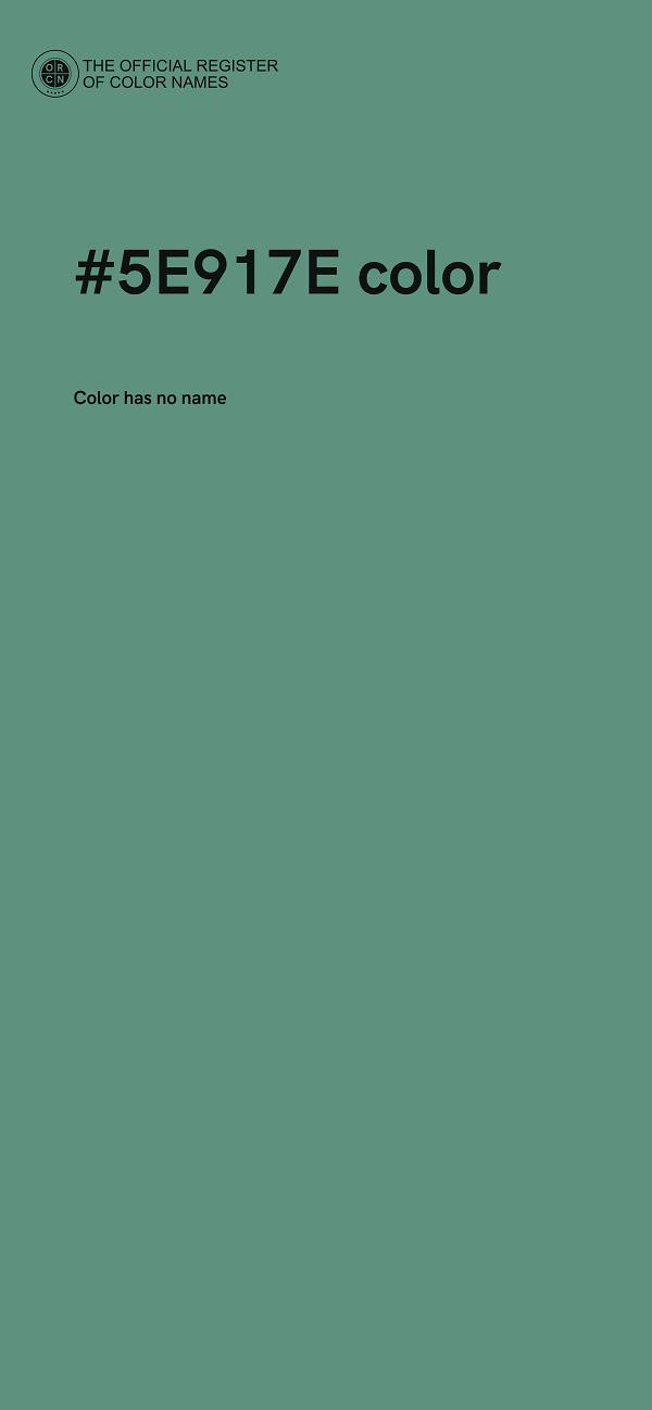 #5E917E color image