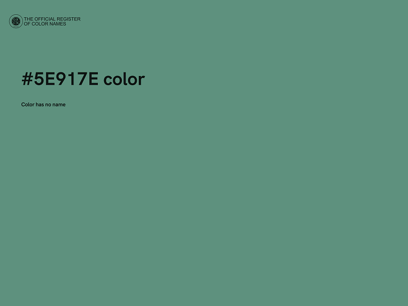 #5E917E color image