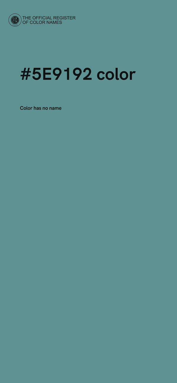 #5E9192 color image