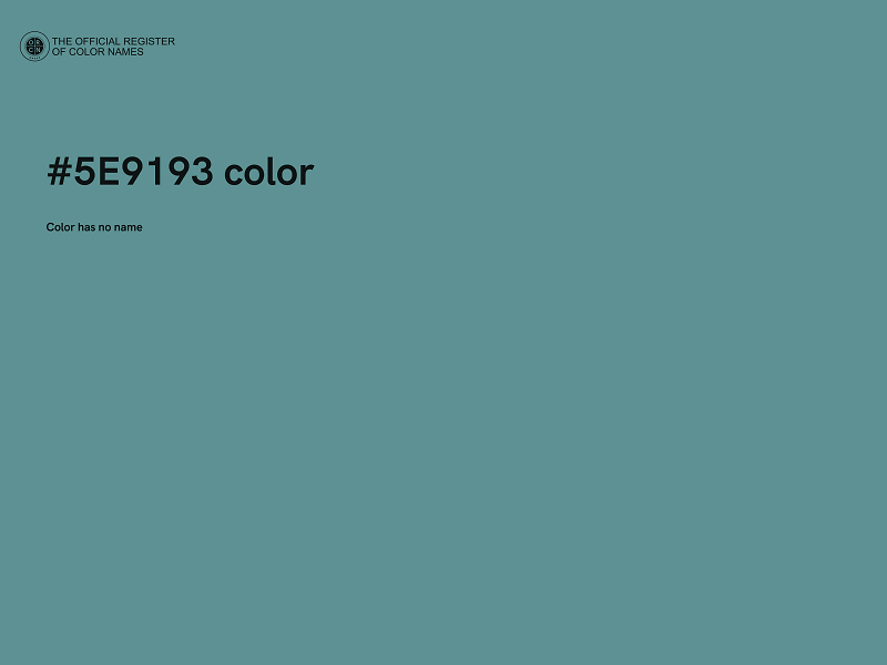 #5E9193 color image