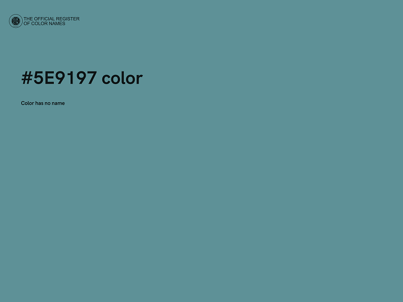 #5E9197 color image