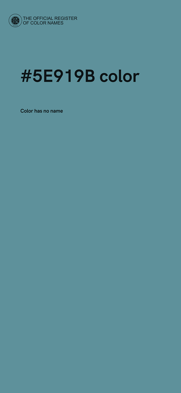 #5E919B color image