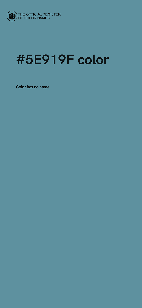 #5E919F color image