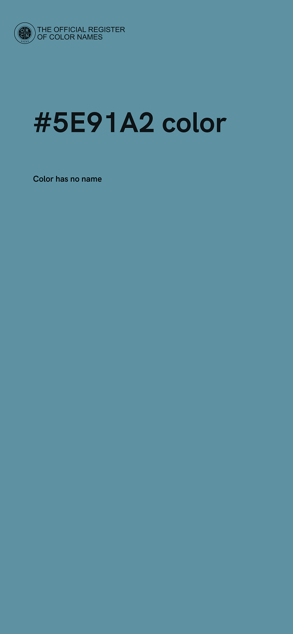 #5E91A2 color image